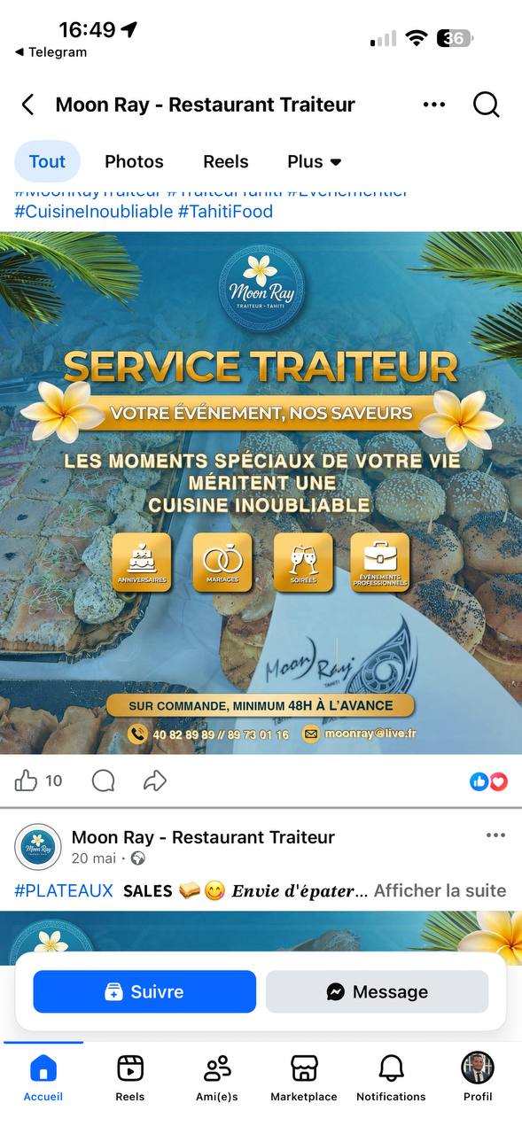 Événement Moon Ray - Réalisation 4